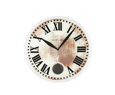 NeXtime 8162 Romana Horloge Plastic Blanc