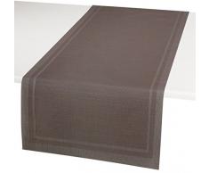 Vent du sud CHTYUCPVCAD YUCO Chemin de Table PVC/Polyester Ardoise 46 x 140 cm