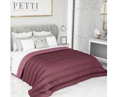 PETTI Artigiani Italiani - Couette, Edredon, Prune, Couette 240x260, Couette 2 Personne, Couette Lit Double, Couette Hiver, Couette Double Face, 100% Made in Italy