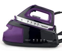 Techwood Centrale Vapeur Haute Pression 3 bars-TC-2466-Effet Pressing 50 g/Min, Autonomie illimitÃ©e-Puissance 2400W, Noir/Violet