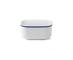 Royal Copenhagen 1016925 Beurrier cannelé en porcelaine Blanc