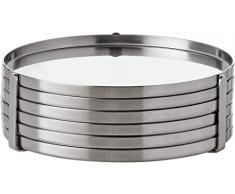 Stelton 019-1 AJ Dessous de Verres 6 PiÃ¨ces