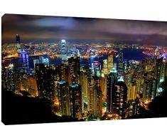 MOOL Toile Murale Motif Hong Kong Tramway Peak Art Print, Multicolore, Grand, 32Â x 56Â cm