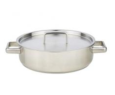 COSY & TRENDY 9939658 Sauteuse tous feux dont induction COPENHAGEN, Diamètre 24 cm, Gris