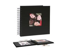 Deknudt Album Photo - BoÃ®te Photo, Toile, Noir, 20 x20 cm