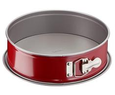 TefalJ 1641414 Delibake Moule A CharniÃ¨re 27 cm Acier Rouge Carbone