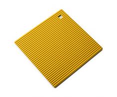 Zeal J238M Dessous de Plat en Silicone Antidérapant Résistant à la Chaleur 18 cm Moutarde