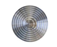 AmabienteÂ âÂ Design Candles 2861Â Rondo TA1Â Chandelier Bougeoir, Aluminium, Argent, 9Â x 9Â x 2Â cm