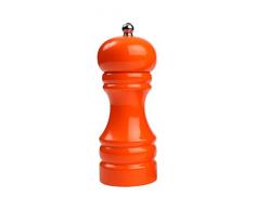 T&G Woodware T & G Classic Capstan Moulin à Poivre en Hévéa, Bois Dense, Orange, 15 cm