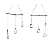 Gisela Graham Vase Suspendu avec Insectes dorÃ©s Vert