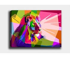 Bonamaison Peinture sur toile, multicolore, 30 x 40 cm - Conçu et fabriqué en Turquie