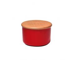 Emile Henry Eh348741 Pot de Conservation Pour Epices 1 L CÃ©ramique Rouge Grand Cru 15 X 15 X 11 cm