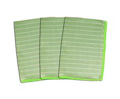 Abacus 6135 Lot de 3 torchons en bambou Shine Vert