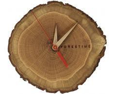 Forestime Big Horloge en Bois, Big, en Bois Naturel