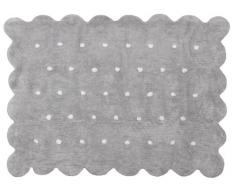 Aratextil Cookie Tapis enfant, coton, gris, 120Â x 160Â cm