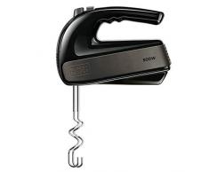 Black + Decker BXMX500E Batteur électrique 500 W, 5 vitesses+ turbo, Acier inoxidable, Plastique, Noir
