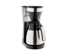 Melitta 6764913 CafetiÃ¨re Filtre avec Verseuse en Acier Inoxydable, Easy Top Therm Steel II, 1023-10, Noir/Acier Inoxydable