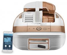 Rowenta Smart Force Cyclonic Explorer RR8147WH Robot aspirateur 7 programmes 60 minutes dautonomie, marron et blanc
