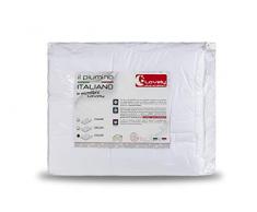 V.I.P. Very Important Pillow V.I.P. Couette Italienne Lovely hivernale, 100% Polyester, Construction en Microfibre, 300 (Blanc 150 x 200 cm)