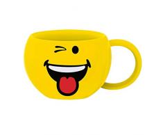 Zak Designs 6727-010 mug, cÃ©ramique, Jaune, 8,5 x 9,5 x 6 cm
