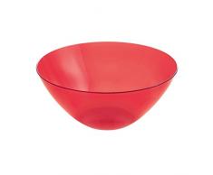 Koziol Rio Bol M pour fruits/dessert/salade, 1 rouge, Transparent, 3609536