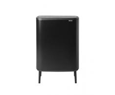 Brabantia - 130625 - Poubelle Bo Touch Bin Hi, 2 x 30L , Matt Black