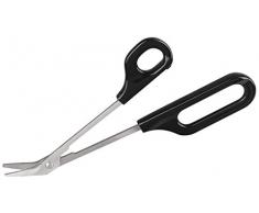 Nirosta 60325 Ciseaux Ã ongles XXL, Acier Inoxydable, Noir, 22.6 x 7.9 x 1 cm