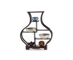 lachineuse Meuble Chinois Miniature - Ãtagère Traditionnelle - Forme Vase