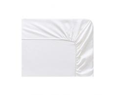 Essix - Drap Housse Triumph Line Satin de coton Panna cotta 160 x 200 cm