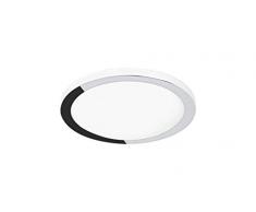 Homemania 8698522513546 Lampe Au Plafond Lena, Couleur Chrome, en Métal et Verre-Pour La Maison, Bureau, Séjour, Chambre, Taille unique