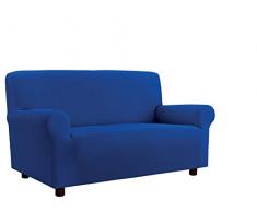 Più Bello biélastique housse de canapé Bleu électrique, 3 places