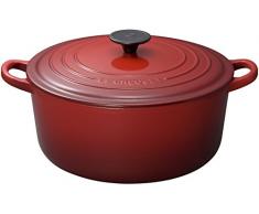 LE CREUSET 25001300602461 Cocotte Ronde 30cm Cerise, Fonte