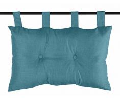 Lovely Casa Bea Tête de Lit Polyester Turquoise 45 x 70 cm