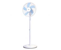 UFESA SF1400 â Ventilateur sur Pied, 40 cm de diamètre, 5 hélices pour fournir Un Plus Grand débit dair, Constant et homogène, 3 Vitesses, Oscillation Droite/Gauche 90o, orientable, Blanc