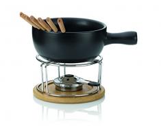 Kela 61306 service Ã fondue Ã fromage, 6 personnes, 10 piÃ¨ces, cÃ©ramique, Tessin