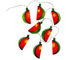 Talking Tables Allsorts Guirlande Ãlectrique de PastÃ¨ques LED pour DÃ©coration, Anniversaire ou FÃªte Estivale, 10 LumiÃ¨res en Forme de Melon (1,5Â m)