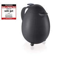 Leifheit 28401 Pichet isotherme Columbus 1 litre avec couvercle à levier noir satiné