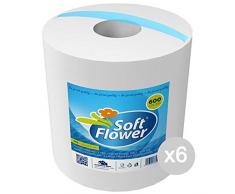 Soft Flower Set 6Â puliunto Bobine x1Â 120Â MT 600str Cuisine et la Table, Multicolore, Unique