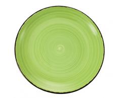 Villa DEste Baita Service, Assiettes de Fruits, Vert, 19 cm, Lot de 6