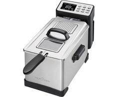 PROFI COOK PC-FR1087 - Friteuse en inox - 6 programmes - Ecran LCD - CapacitÃ© : 3 Litres dhuile - 2000 Watts