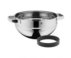 WMF Compact Cuisine Bol mélangeur 24 cm Bain deau Acier inoxydable Cromargan poli Passe au lave-vaisselle