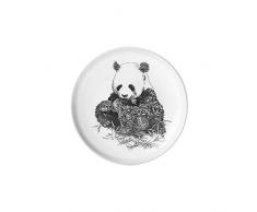Maxwell Williams Marini Ferlazzo, noir/blanc, Porcelaine fine, 20 cm Plate