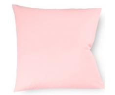 fleuresse 9100-4040 Taie doreiller zippée 40 x 40 cm En satin mako Rose pâle 100% coton