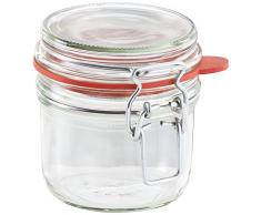 Leifheit bocal avec fermeture Ã Ã©trier 255 ml, rÃ©cipient adaptÃ© au lave-vaisselle, pot en verre idÃ©al pour mettre en conserve fruits et lÃ©gumes