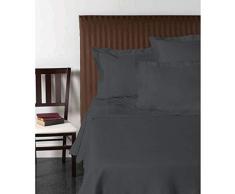 Drap plat Anthracite - 270x300cm - 100% coton