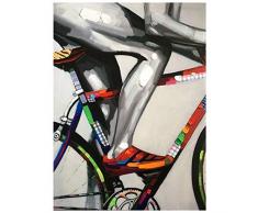 Tableau, Impression sur Toile - Le Cycliste - cm. 60x80