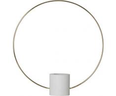 Star Lampe décorative en bois Laiton Blanc