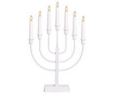 Star 109-48 Kristina Chandelier 7 Lumières Blanc 47 x 30 cm