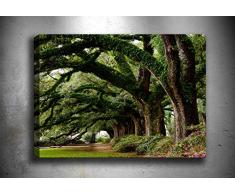 Bonamaison Peinture sur toile, multicolore, 40 x 60 cm - Conçu et fabriqué en Turquie