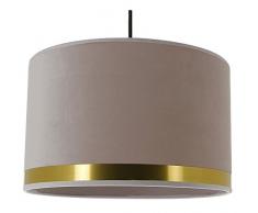 Suspension Art DÃ©co Rose/Laiton